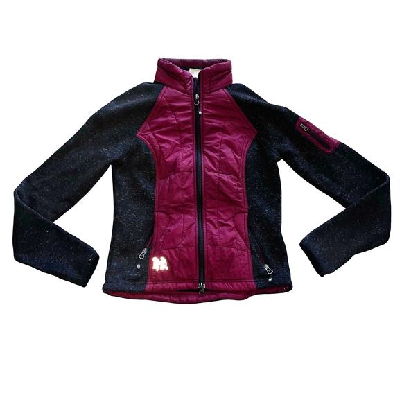Harley Davidson Women's SM Geneveve Italian Plum Mid Layer Fleece Riding Jacket - Picture 1 of 5